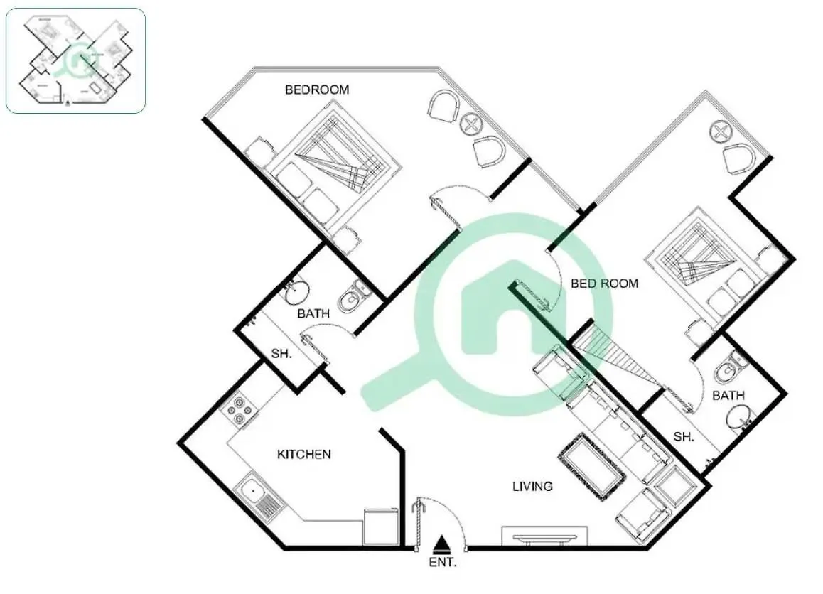 Spacious & Serene 2 Bedroom In Dubai Marina For 4 United Arab Emirates